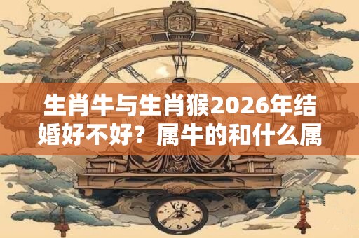 生肖牛与生肖猴2026年结婚好不好?属牛的和什么属相配 生肖牛与生肖猴2026年结婚好不好?属牛的和什么属相配