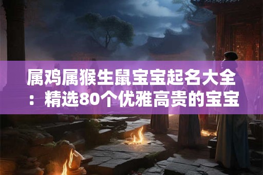 属鸡属猴生鼠宝宝起名大全：精选80个优雅高贵的宝宝名字