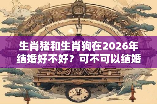 生肖猪和生肖狗在2026年结婚好不好？可不可以结婚？
