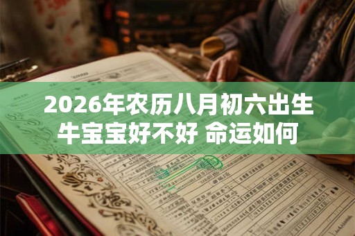 2026年农历八月初六出生牛宝宝好不好 命运如何 2026年农历八月初六出生牛宝宝好不好 命运如何