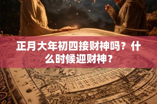正月大年初四接财神吗？什么时候迎财神？