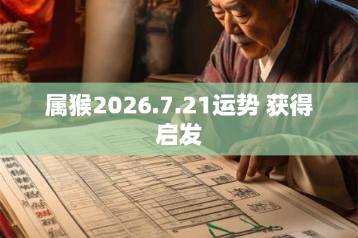 属猴2026.7.21运势 获得启发