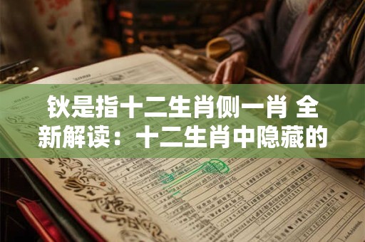 钬是指十二生肖侧一肖 全新解读：十二生肖中隐藏的奥秘！