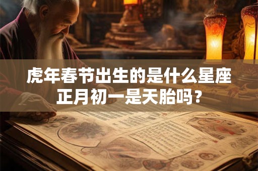 虎年春节出生的是什么星座正月初一是天胎吗？