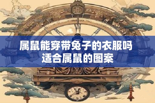 属鼠能穿带兔子的衣服吗 适合属鼠的图案