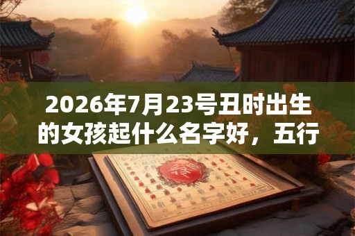 2026年7月23号丑时出生的女孩起什么名字好，五行又是属什么呢？