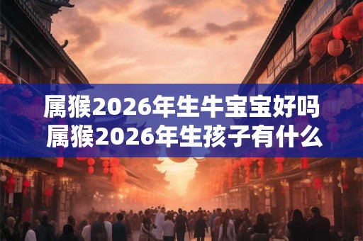 属猴2026年生牛宝宝好吗 属猴2026年生孩子有什么影响