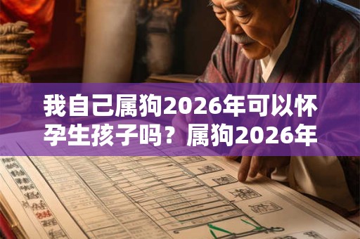 我自己属狗2026年可以怀孕生孩子吗？属狗2026年犯太岁吗？