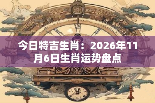 今日特吉生肖：2026年11月6日生肖运势盘点