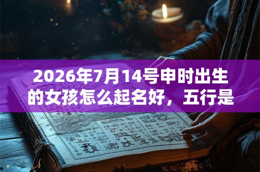 2026年7月14号申时出生的女孩怎么起名好，五行是什么？