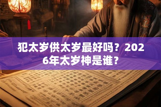犯太岁供太岁最好吗？2026年太岁神是谁？