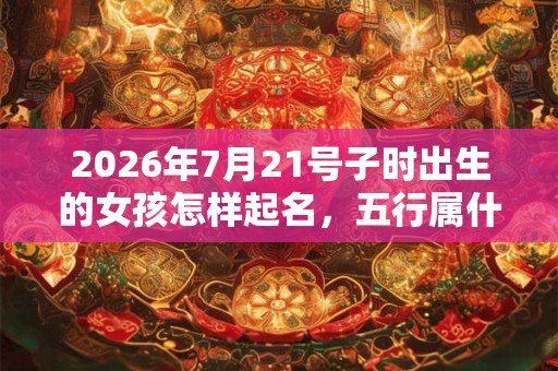 2026年7月21号子时出生的女孩怎样起名，五行属什么