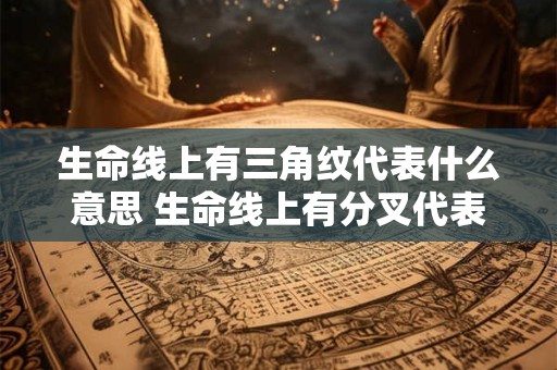 生命线上有三角纹代表什么意思 生命线上有分叉代表什么
