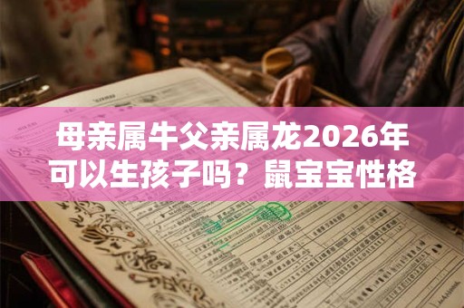 母亲属牛父亲属龙2026年可以生孩子吗？鼠宝宝性格特点？