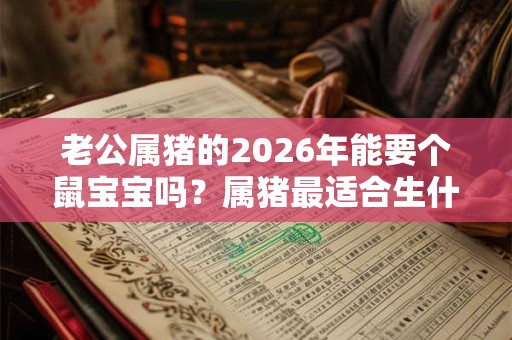 老公属猪的2026年能要个鼠宝宝吗？属猪最适合生什么宝宝？
