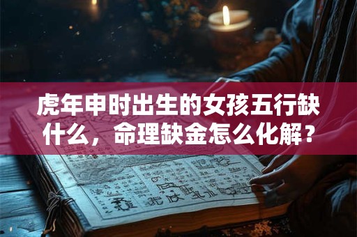 虎年申时出生的女孩五行缺什么，命理缺金怎么化解？