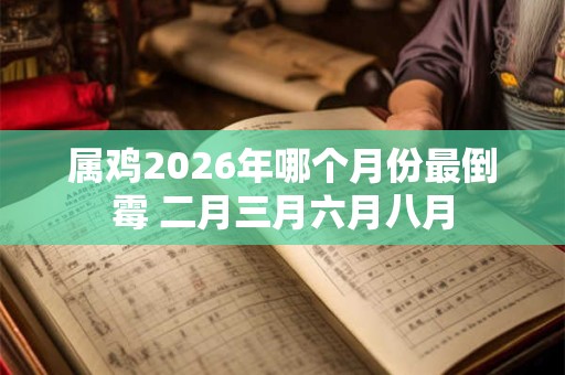 属鸡2026年哪个月份最倒霉 二月三月六月八月