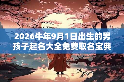 2026牛年9月1日出生的男孩子起名大全免费取名宝典