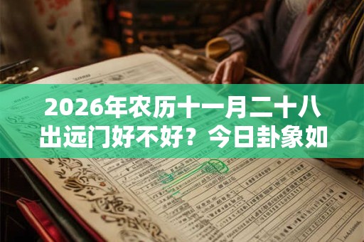 2026年农历十一月二十八出远门好不好？今日卦象如何？