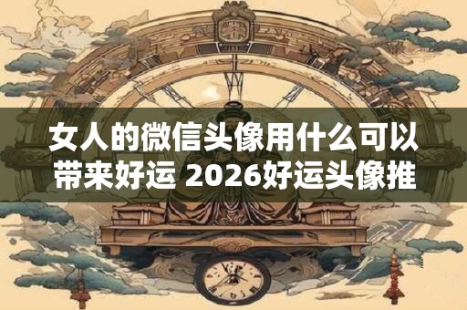 女人的微信头像用什么可以带来好运 2026好运头像推荐