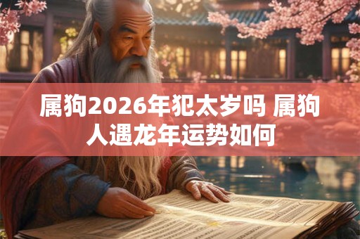 属狗2026年犯太岁吗 属狗人遇龙年运势如何