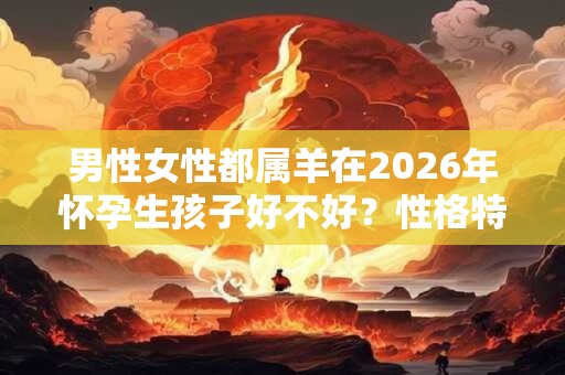 男性女性都属羊在2026年怀孕生孩子好不好？性格特点分析