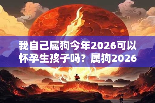 我自己属狗今年2026可以怀孕生孩子吗？属狗2026年财运？