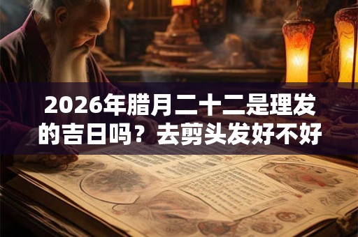 2026年腊月二十二是理发的吉日吗？去剪头发好不好？