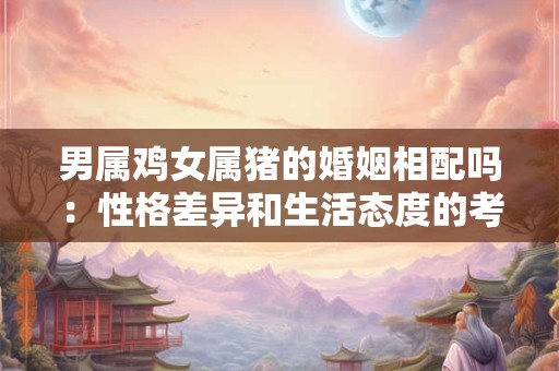男属鸡女属猪的婚姻相配吗：性格差异和生活态度的考验
