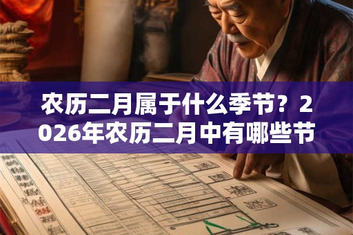 农历二月属于什么季节？2026年农历二月中有哪些节日？