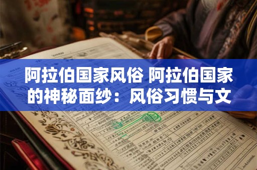 阿拉伯国家风俗 阿拉伯国家的神秘面纱：风俗习惯与文化探寻