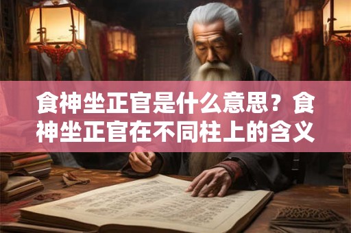 食神坐正官是什么意思？食神坐正官在不同柱上的含义