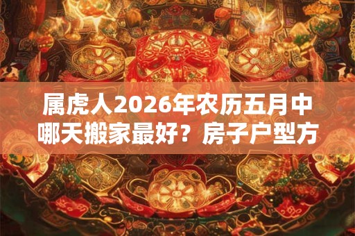 属虎人2026年农历五月中哪天搬家最好？房子户型方正好吗？