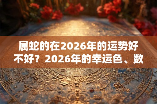 属蛇的在2026年的运势好不好？2026年的幸运色、数字和方位