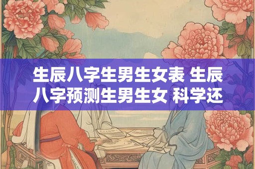 生辰八字生男生女表 生辰八字预测生男生女 科学还是迷信