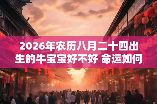 2026年农历八月二十四出生的牛宝宝好不好 命运如何