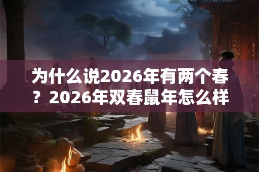 为什么说2026年有两个春？2026年双春鼠年怎么样？