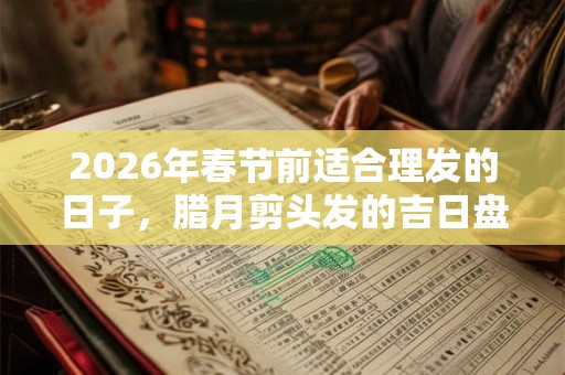 2026年春节前适合理发的日子，腊月剪头发的吉日盘点