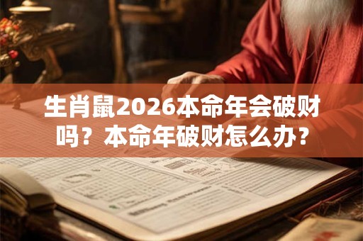 生肖鼠2026本命年会破财吗？本命年破财怎么办？