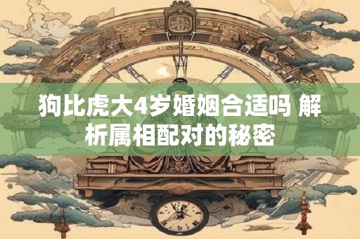狗比虎大4岁婚姻合适吗 解析属相配对的秘密