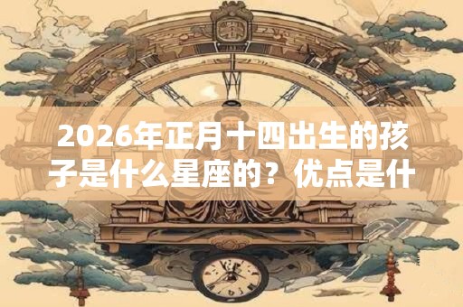 2026年正月十四出生的孩子是什么星座的？优点是什么？