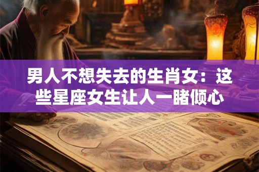 男人不想失去的生肖女：这些星座女生让人一睹倾心