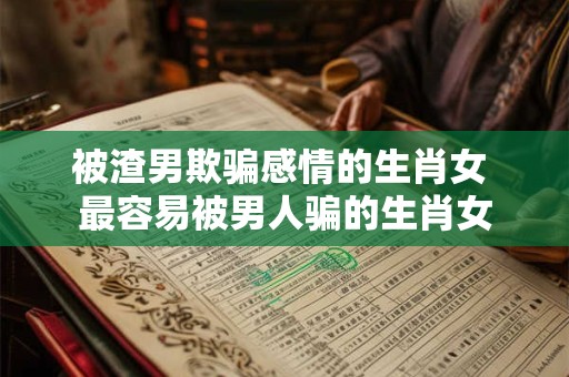 被渣男欺骗感情的生肖女 最容易被男人骗的生肖女