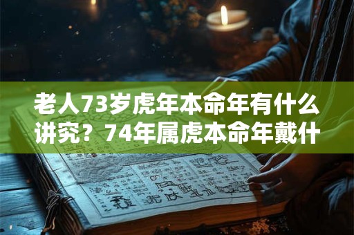 老人73岁虎年本命年有什么讲究？74年属虎本命年戴什么好？