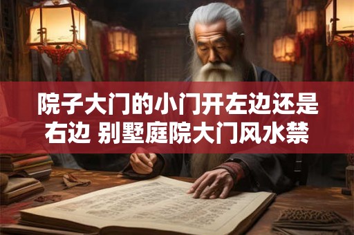 院子大门的小门开左边还是右边 别墅庭院大门风水禁忌