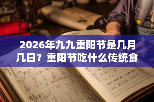 2026年九九重阳节是几月几日？重阳节吃什么传统食物？