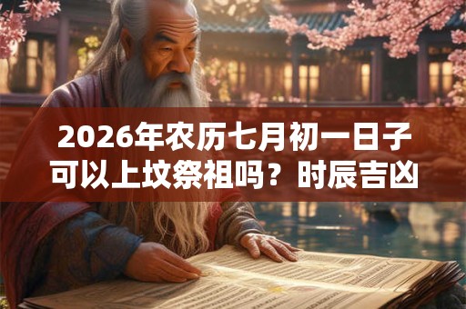 2026年农历七月初一日子可以上坟祭祖吗？时辰吉凶如何？
