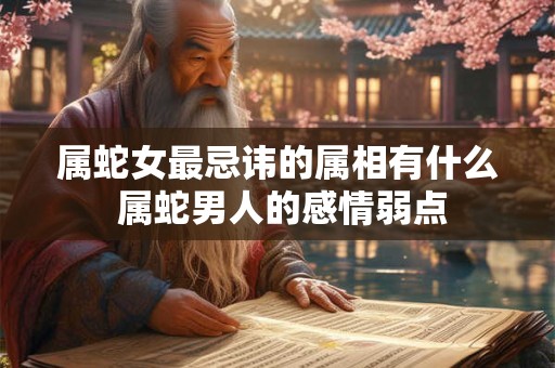 属蛇女最忌讳的属相有什么 属蛇男人的感情弱点