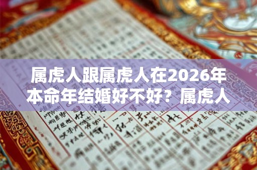 属虎人跟属虎人在2026年本命年结婚好不好？属虎人2026年婚姻运势