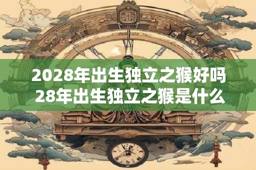 2028年出生独立之猴好吗 28年出生独立之猴是什么命